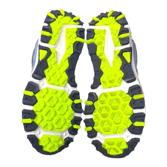 New Balance 410 V5 Trail Running Shoes Gray Neon Athletic Sneakers 6.5 - Picture 4 of 10